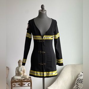 Fireman Jacket Dress Halloween Costume